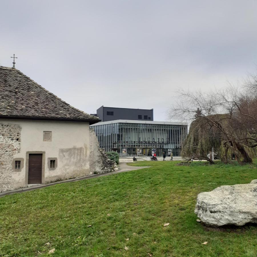 Charmant Appartement A 150 M Des Thermes Et Du Centre Ville 托农莱班 外观 照片